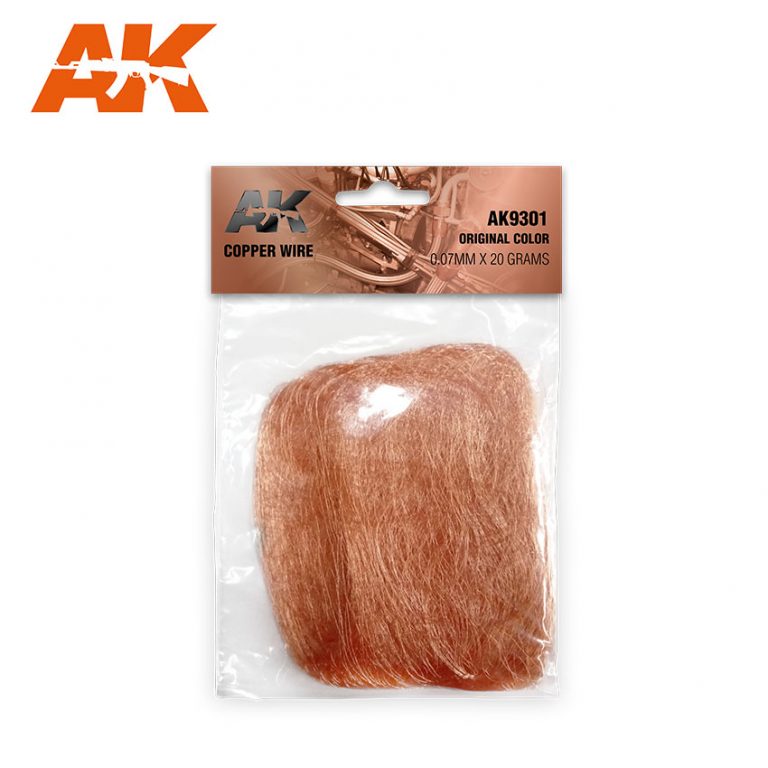 AK9301 - Copper Wire 0.07mm x 20 grams Original Colour