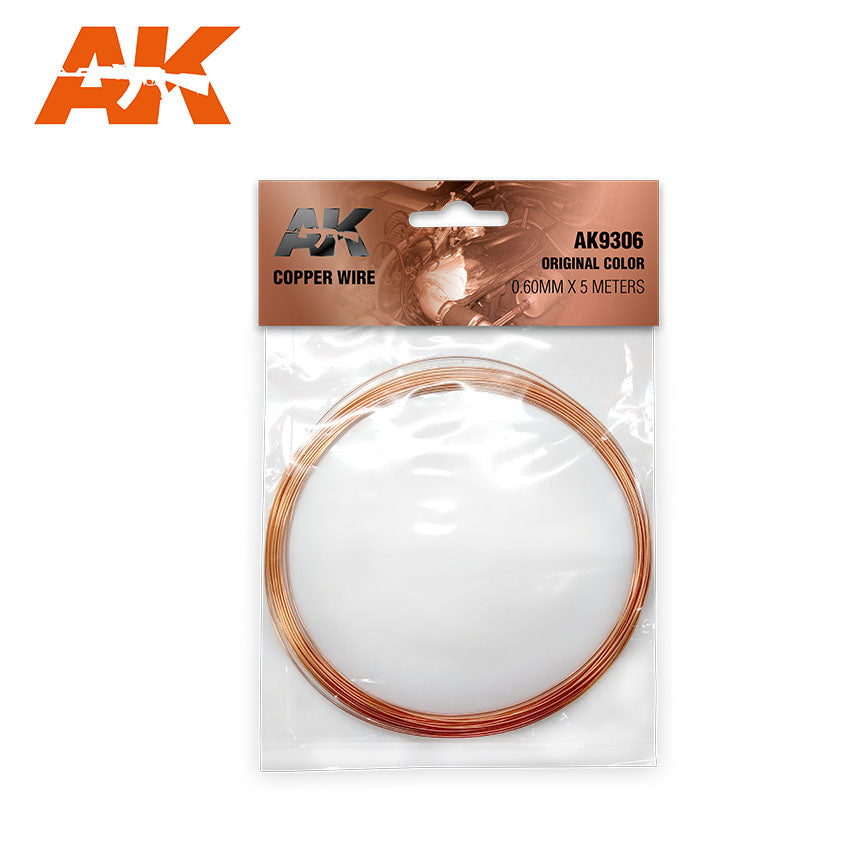 AK9306 - Copper Wire 0.60mm x 5 meters Original Colour