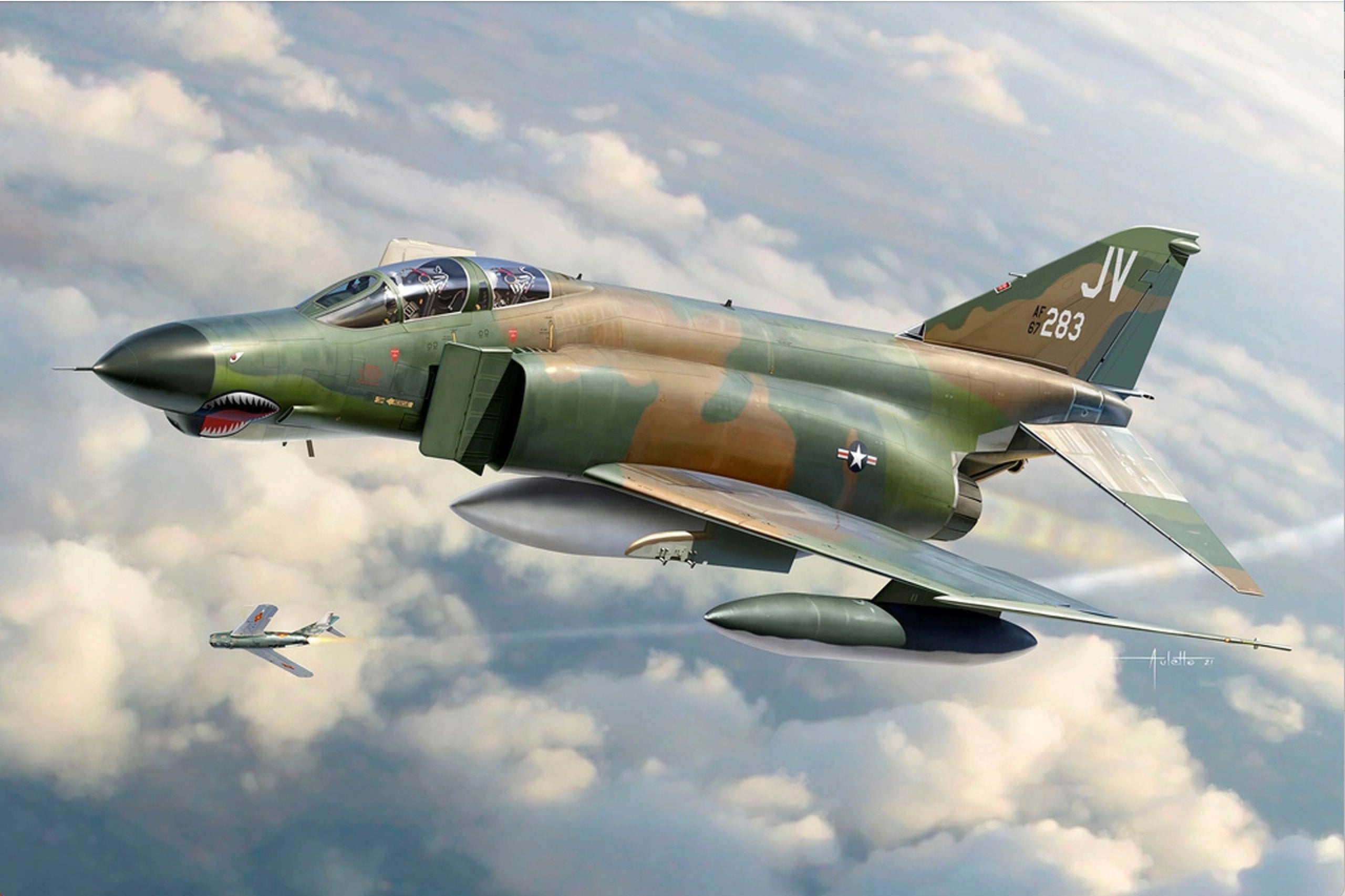 AC12133 - 1/32 USAF F-4E Phantom Vietnam War