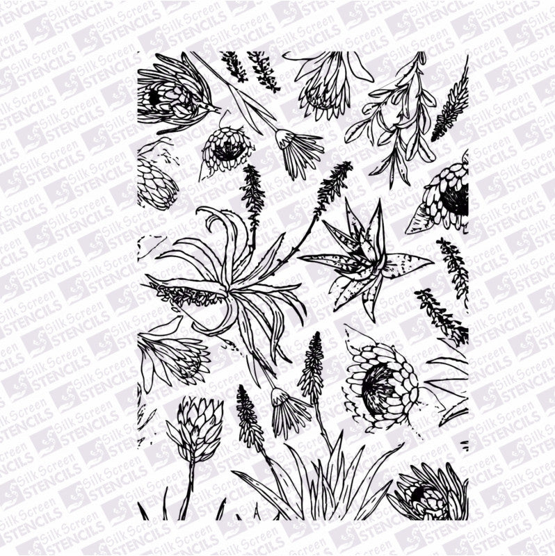 African florals - C(98mm x 139mm)