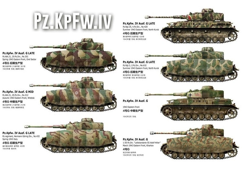 BT001 - Border Models 1/35 - German Pz.Kpfw.IV Ausf. G Tank 2 in 1 PE parts