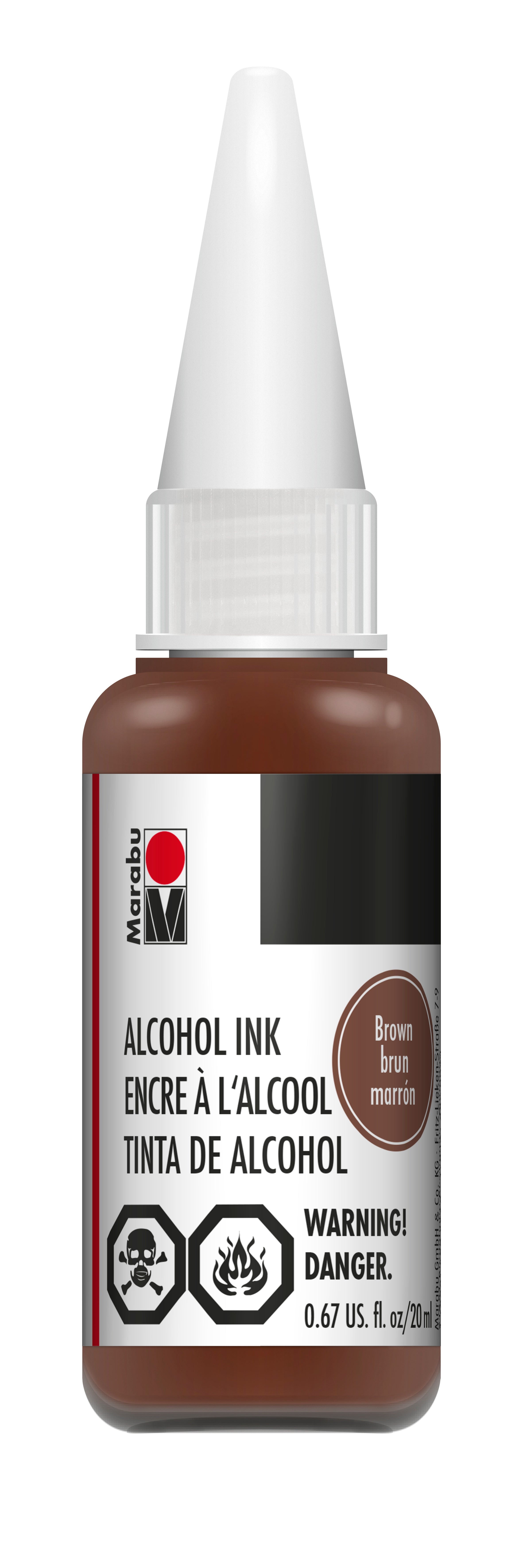 Marabu Alcohol Ink 20 ml -  BROWN