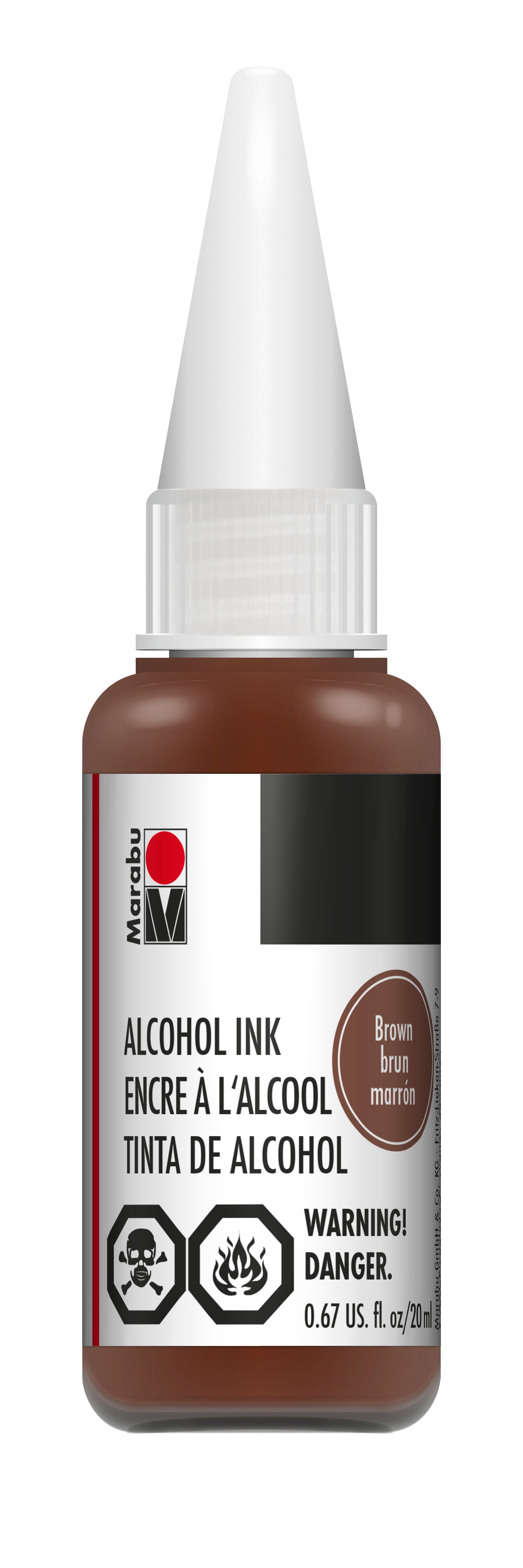 Marabu Alcohol Ink 20 ml - BROWN