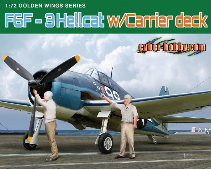 DR5117 - 1/72 F6F-3 Hellcat w/Carrier deck