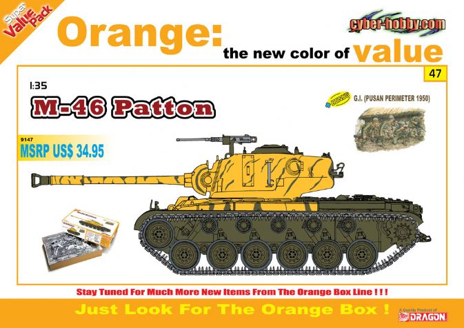 DR9147 - 1/35 M-46 Patton