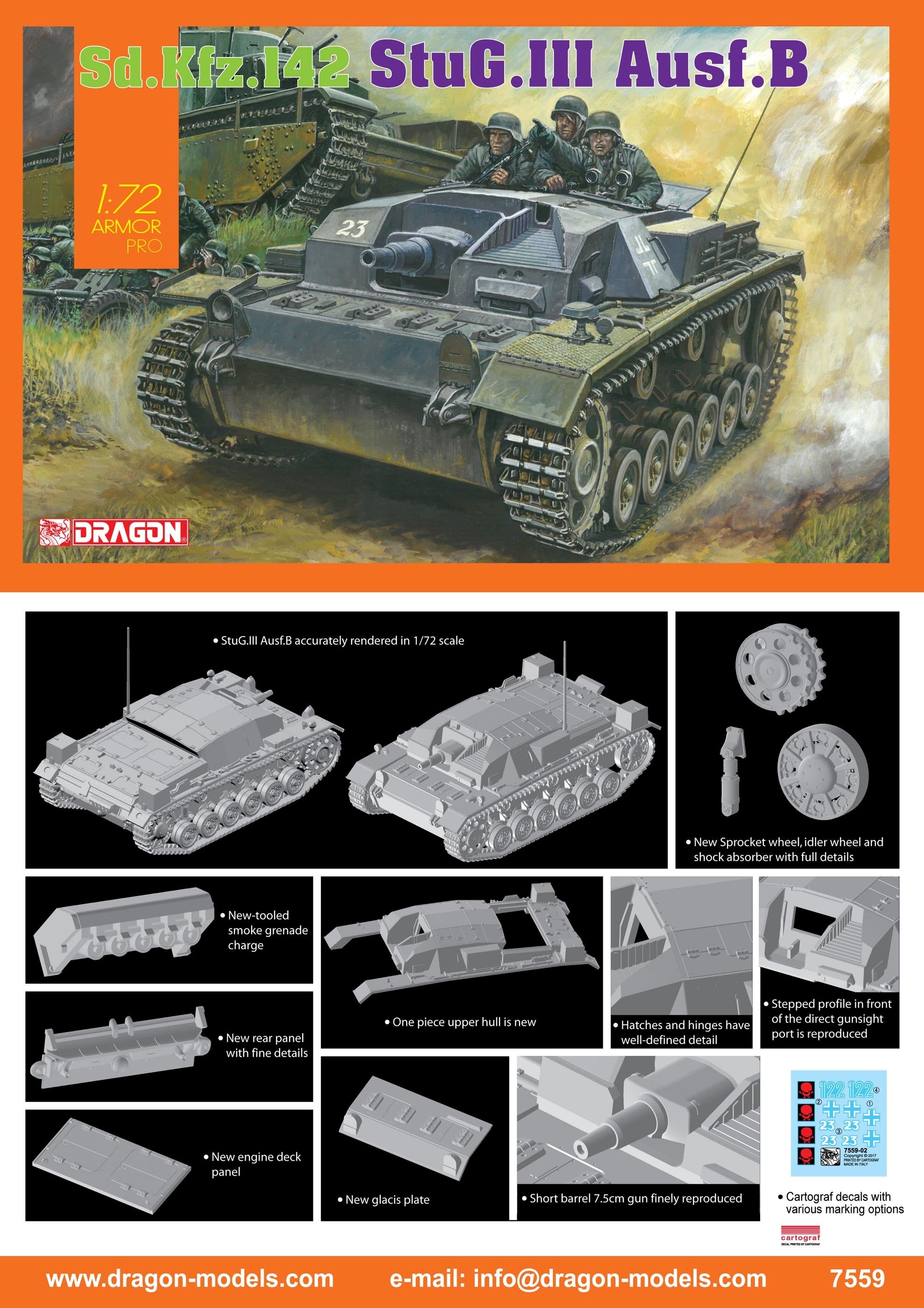 DR7559 - 1/72 StuG.III Ausf.B