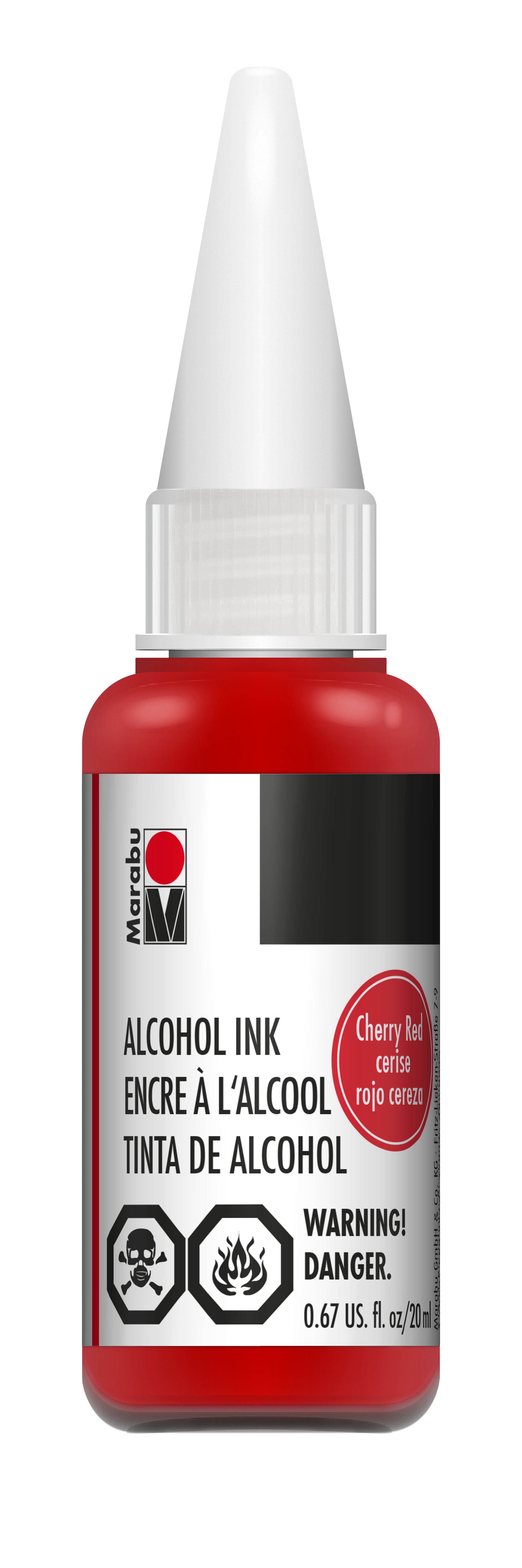 Marabu Alcohol Ink 20 ml -  CHERRY RED