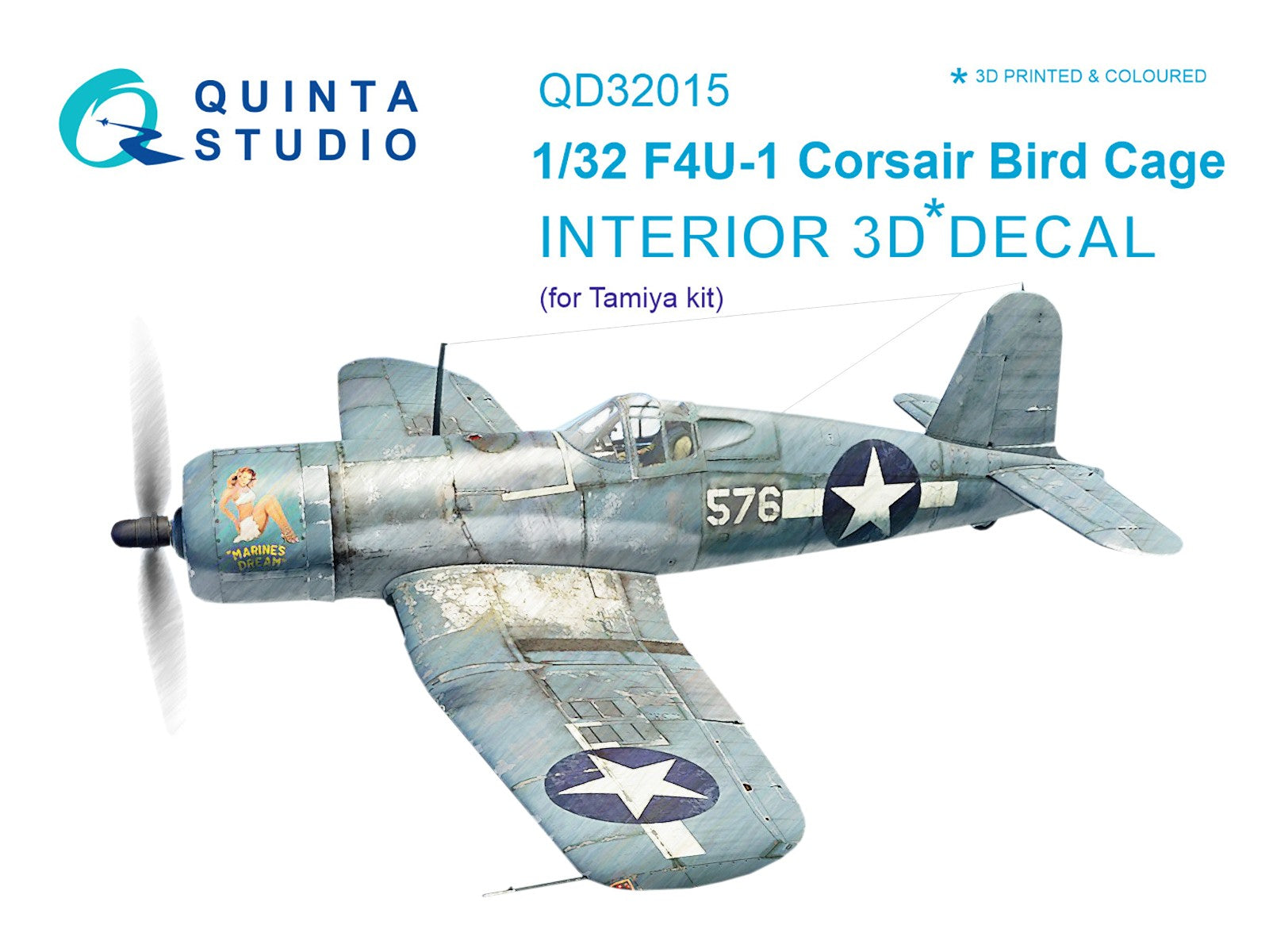 Quinta Studio - 1/32 F4U-1 Corsair (Bird cage) QD32015 for Tamiya kit