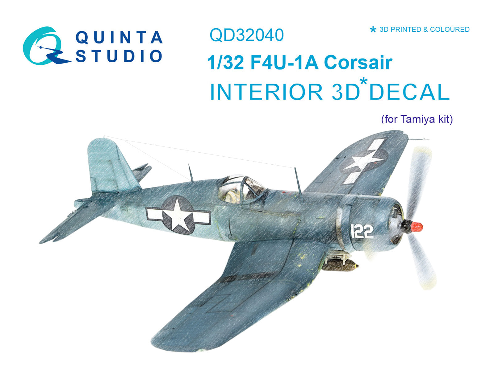 Quinta Studio - 1/32 F4U-1A Corsair QD32040 for Tamiya kit