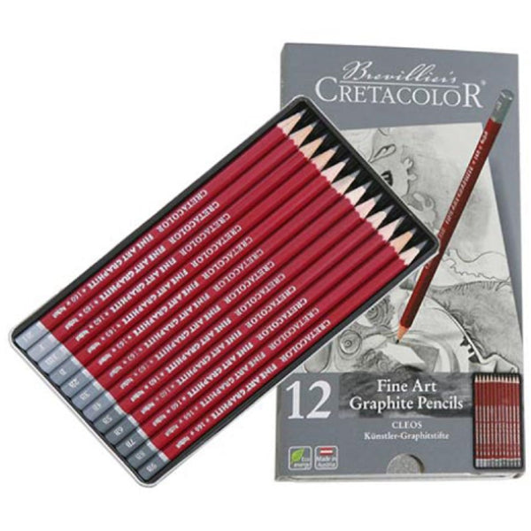 Cretacolour CLEOS Pencil Set 12 pc tin