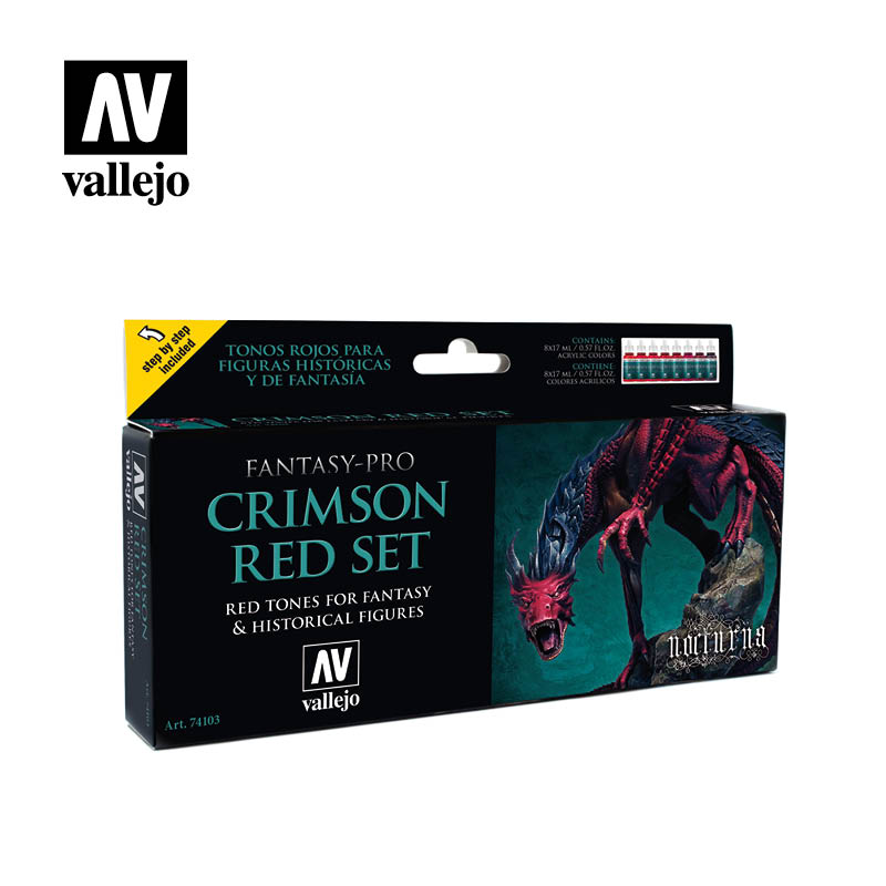 74.103 Crimson Red Set  (8) x 17 ml