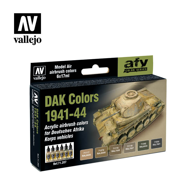 71.207 Dak Colors 1941- 1944  (6) - Model air Set