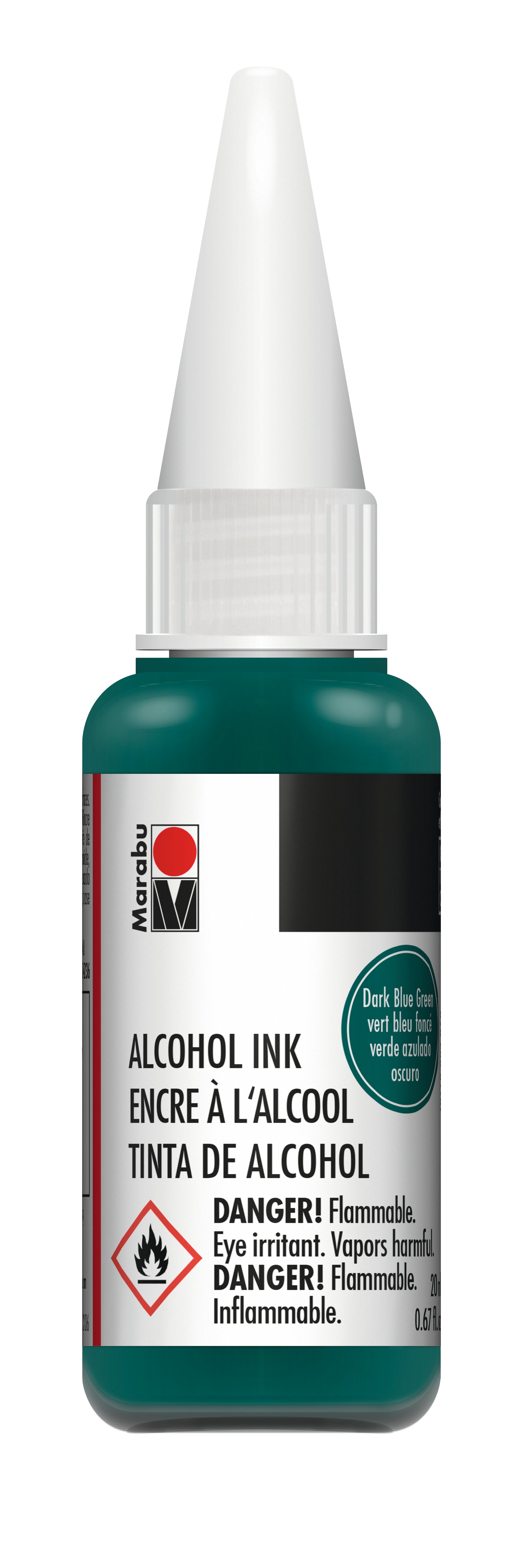 Marabu Alcohol Ink 20 ml - DARK BLUE GREEN