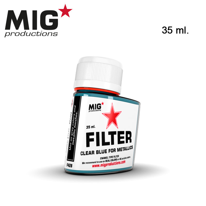 F428 - Mig - Clear Blue For Metallics - 35ml