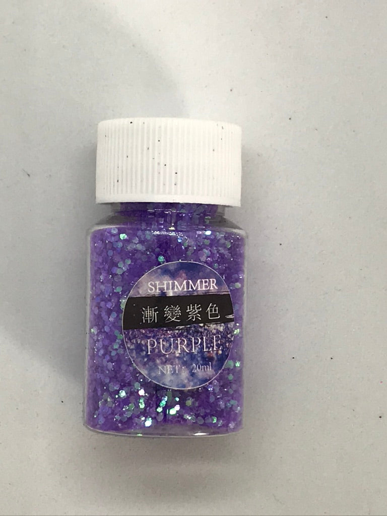 Purple - Shimmer Glitter - +/- 20 grams