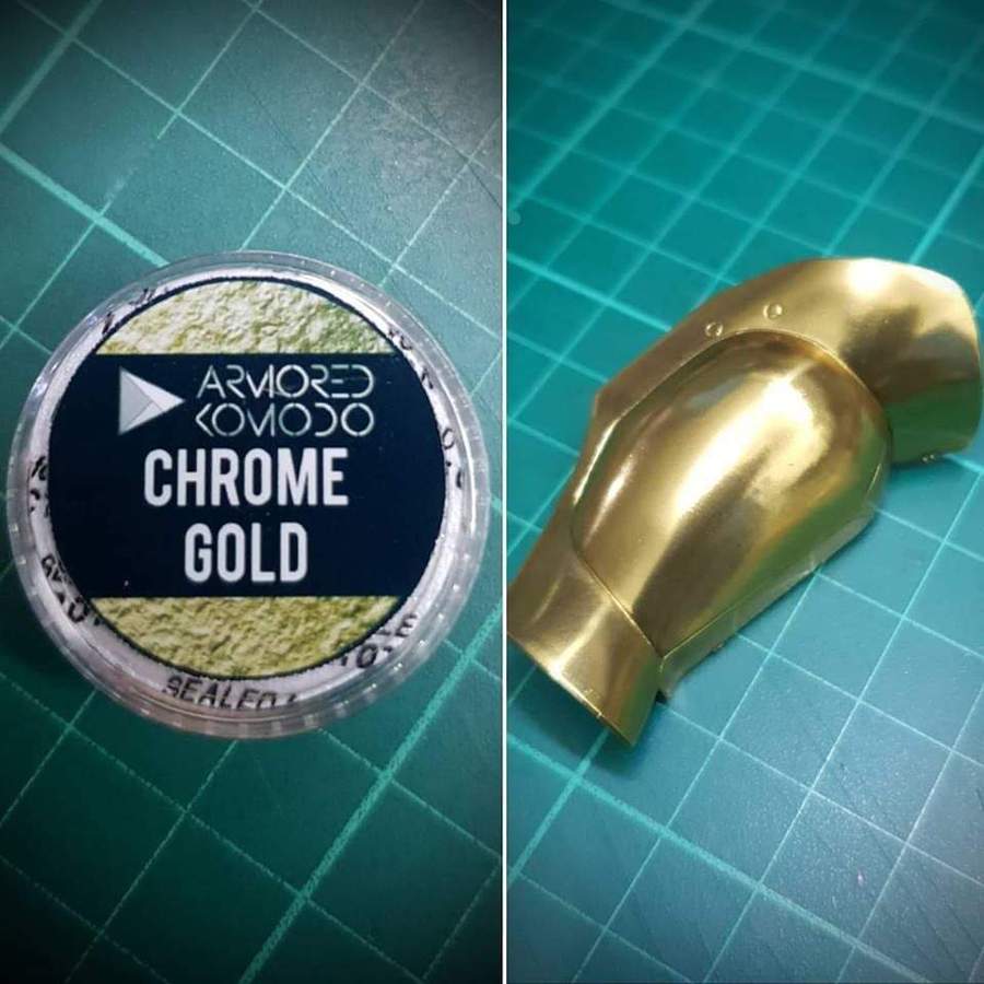 Armored Komodo - Chrome Gold Chromaflair Pigment