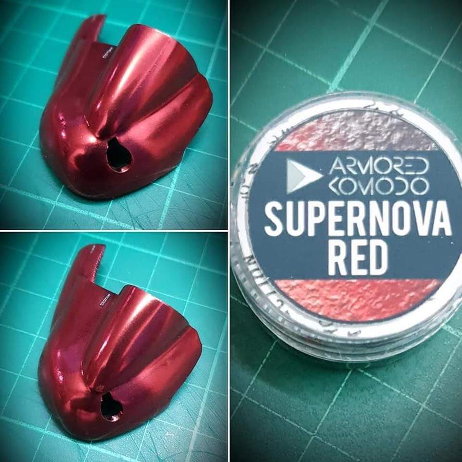Armored Komodo - Supernova Red Chromaflair Pigment