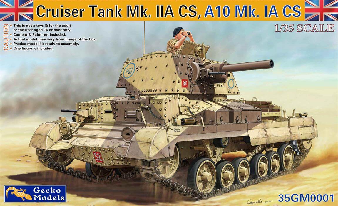 GM350001 - Gecko Models 1/35 A10 Mk.IA /I CS Cruiser Tank Mark IIA /IIA CS w/Interior