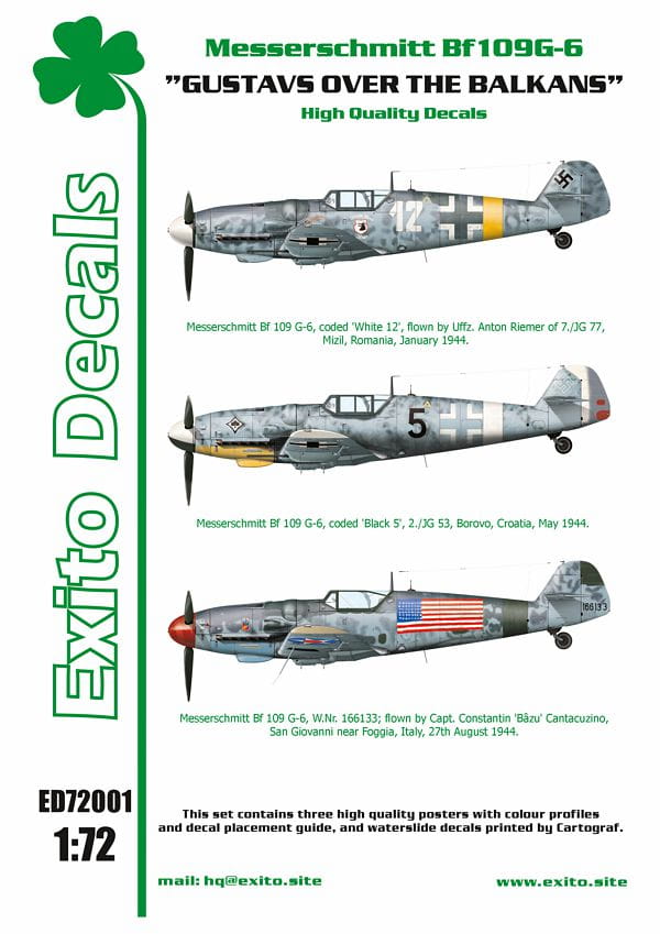 ED72001 - Gustavs Over Balkans 1:72