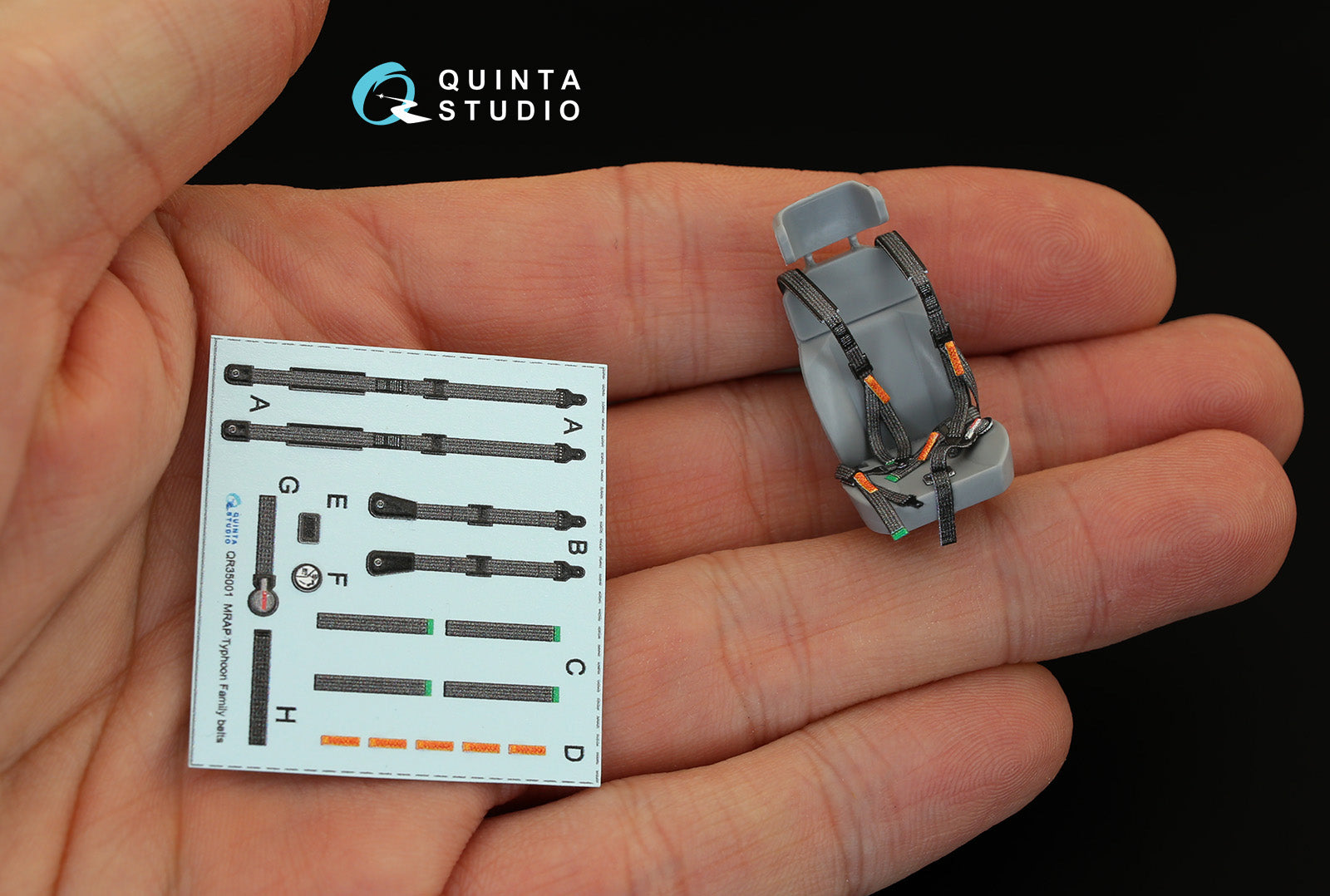 Quinta Studio - 1/35 MRAP Typhoon Family belts for 1 seat QR35001 for all kits