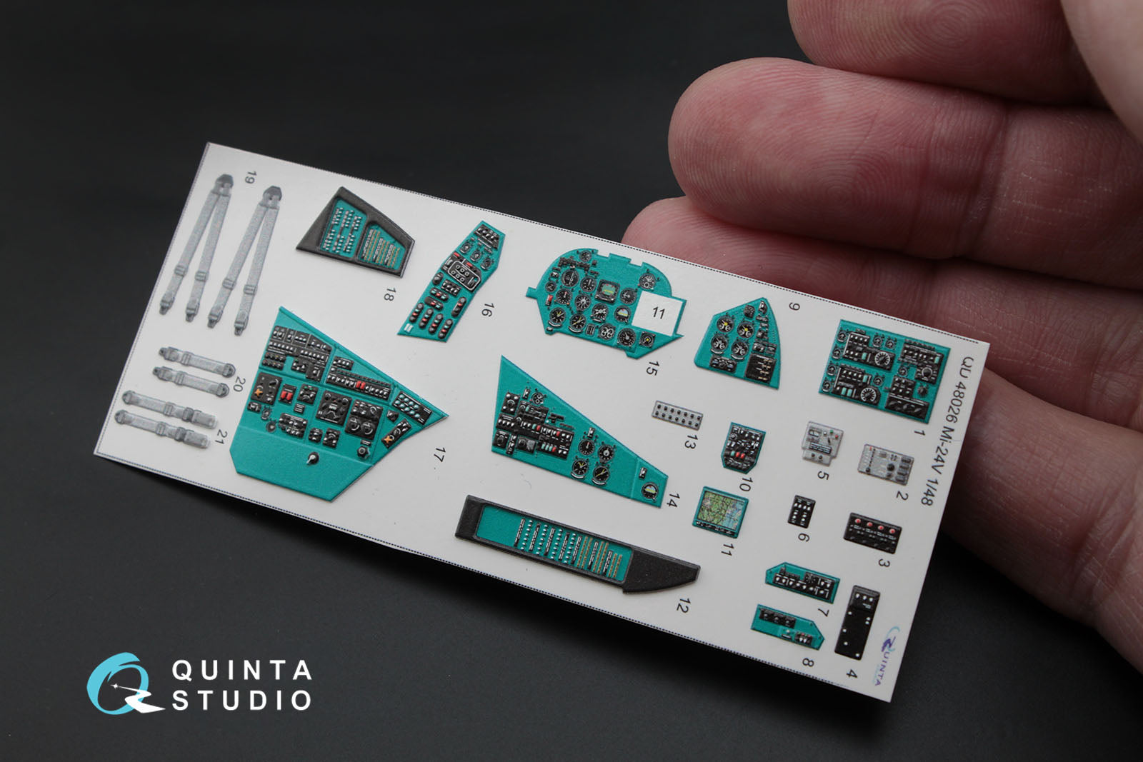 Quinta Studio - 1/48 Mi-24V QD48026 for Zvezda kit