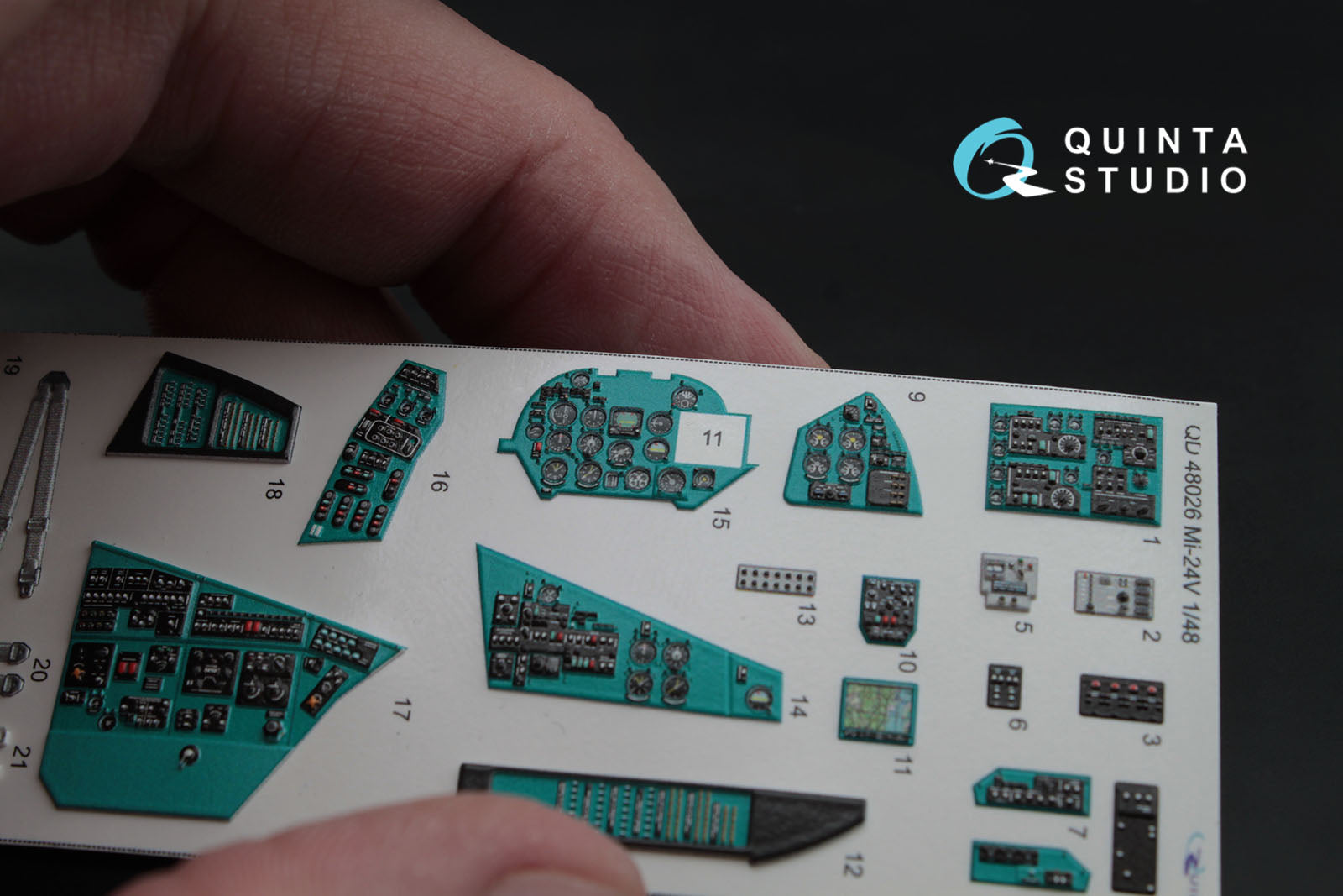 Quinta Studio - 1/48 Mi-24V QD48026 for Zvezda kit