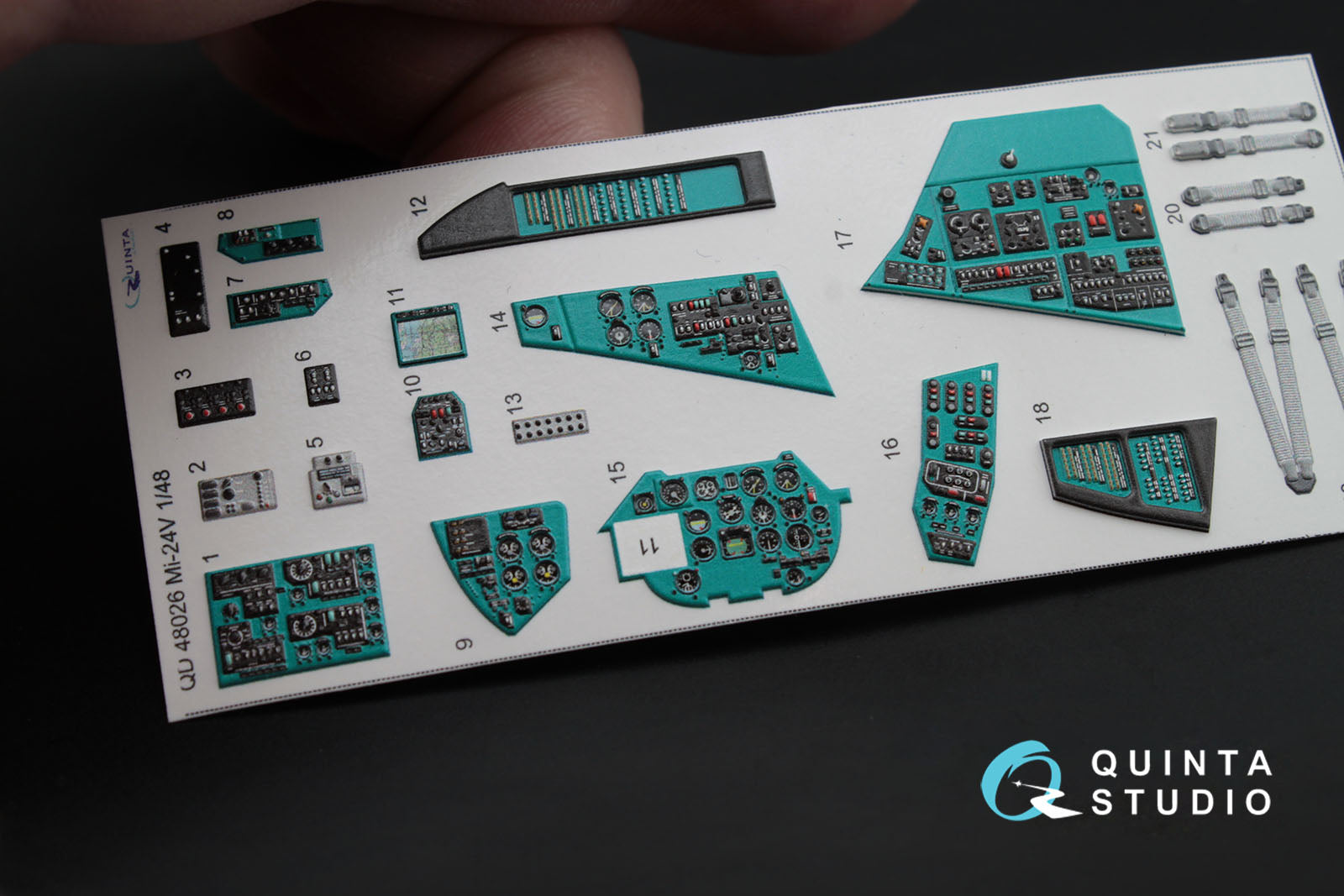 Quinta Studio - 1/48 Mi-24V QD48026 for Zvezda kit
