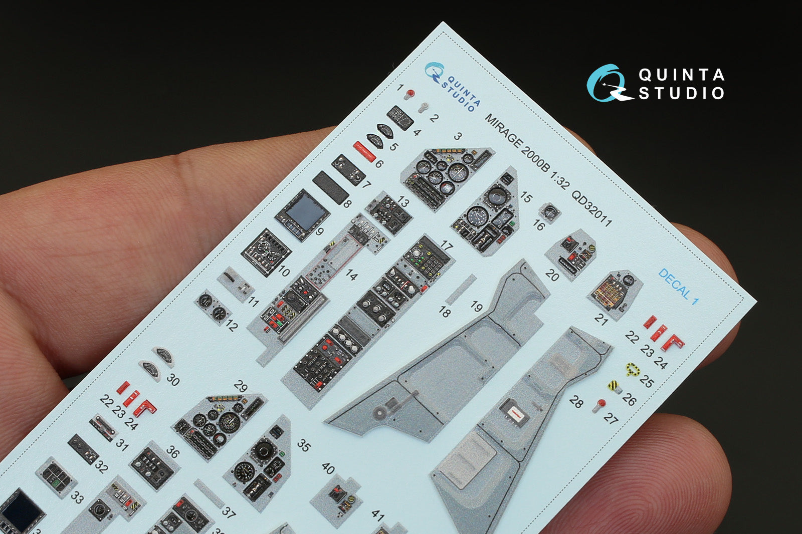 Quinta Studio - 1/32 Mirage 2000B QD32011 for Kitty Hawk kit