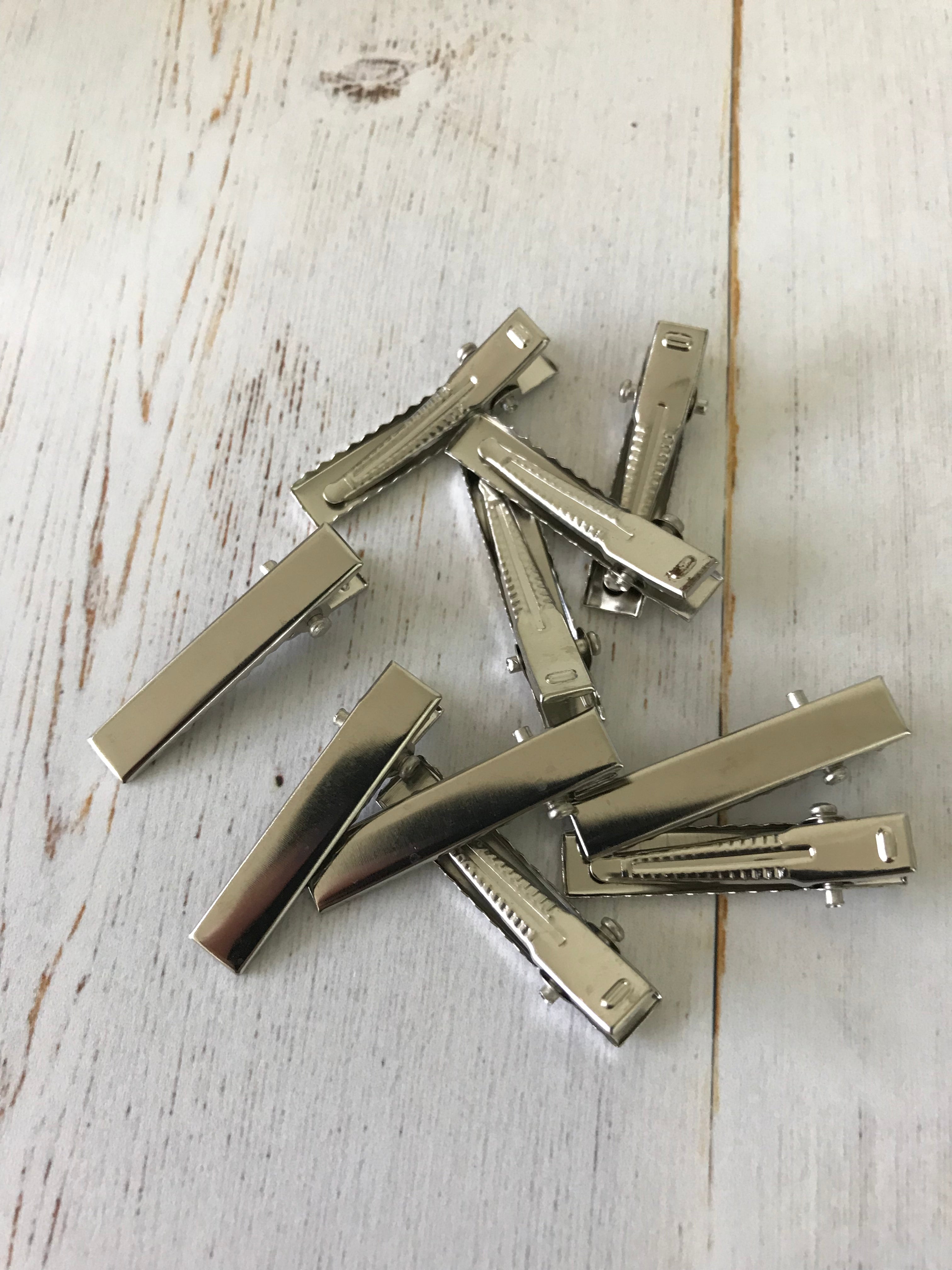 Iron Hair Alligator Hair Clip (32x6mm) - 10 PER PACK
