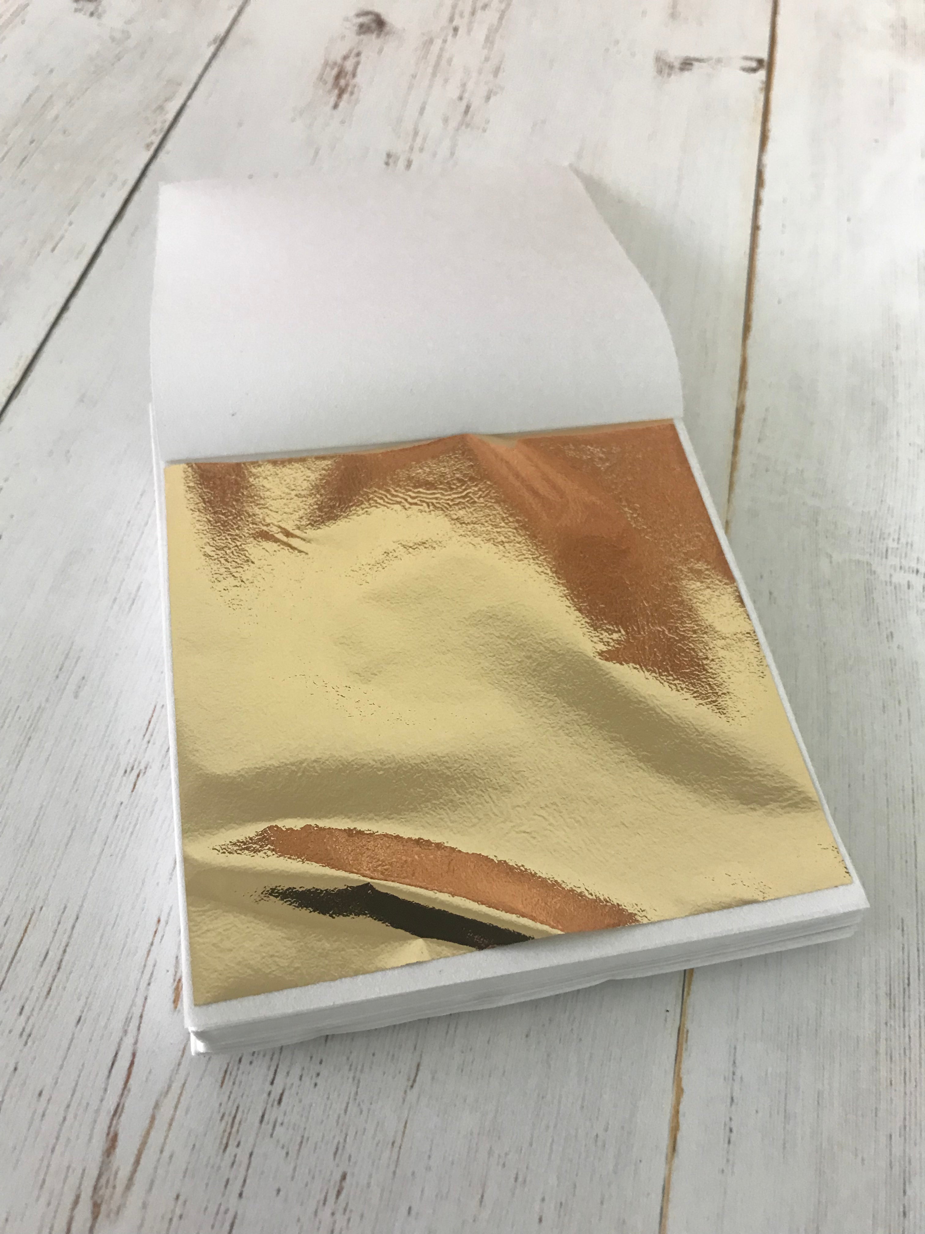 Imitation Gold Leaf Sheets 9cm x 9cm (100 Sheets)