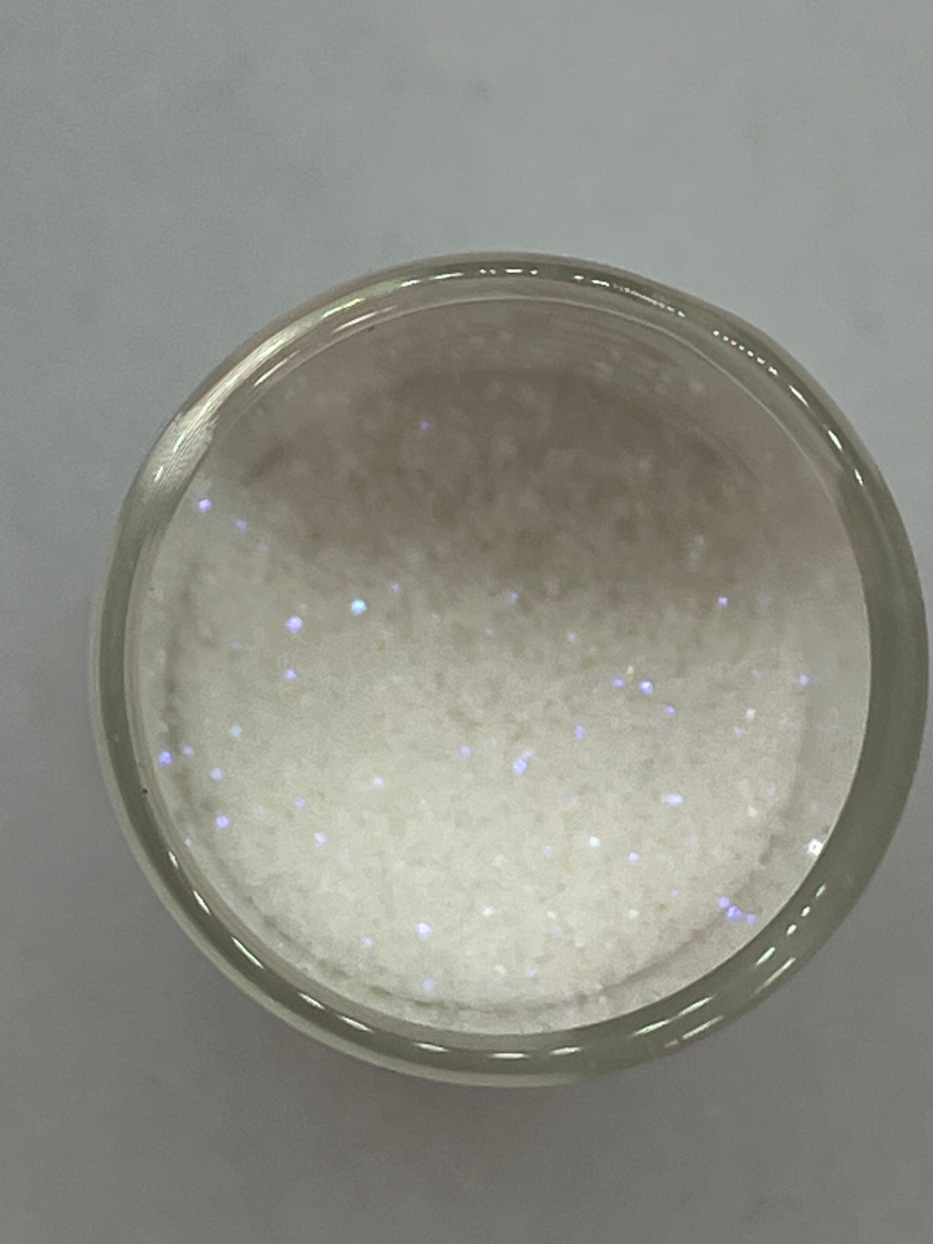 WHITE with Blue Sparkle 5 grams
