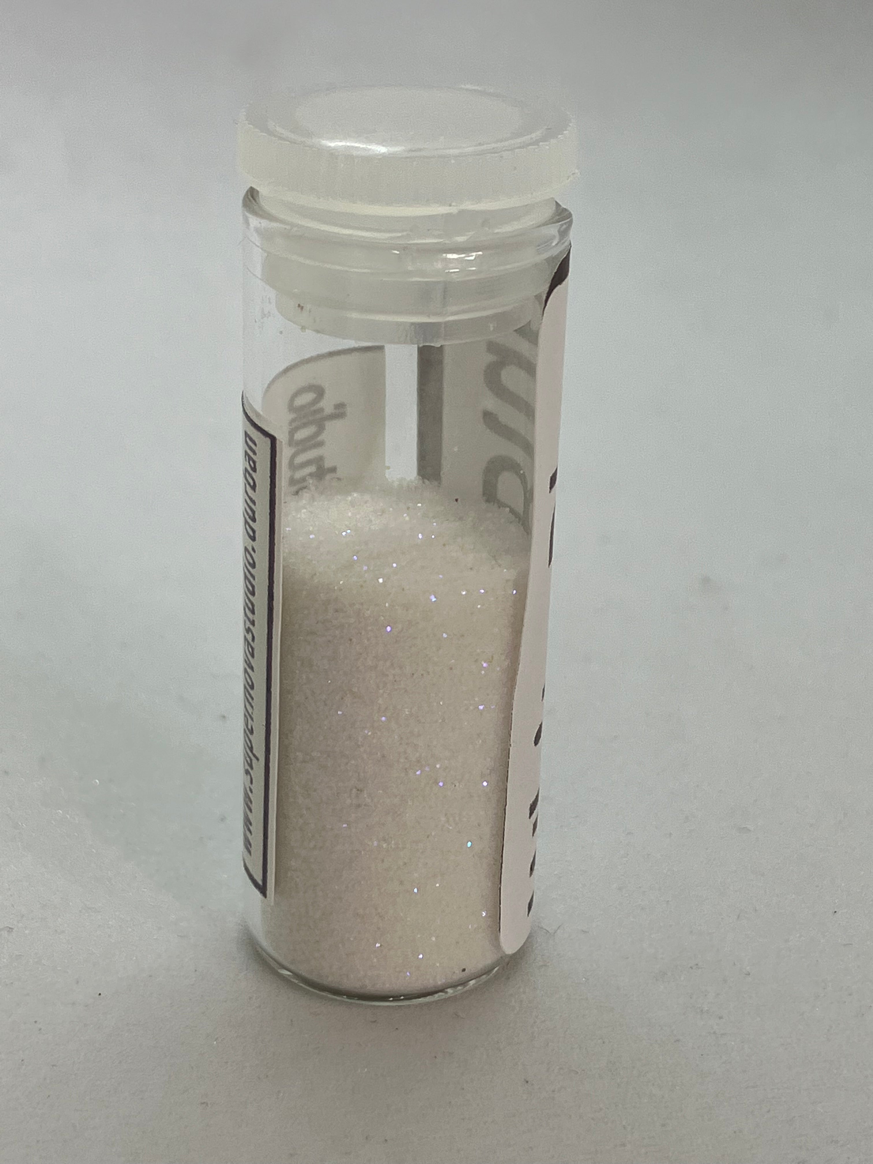WHITE with Blue Sparkle 5 grams