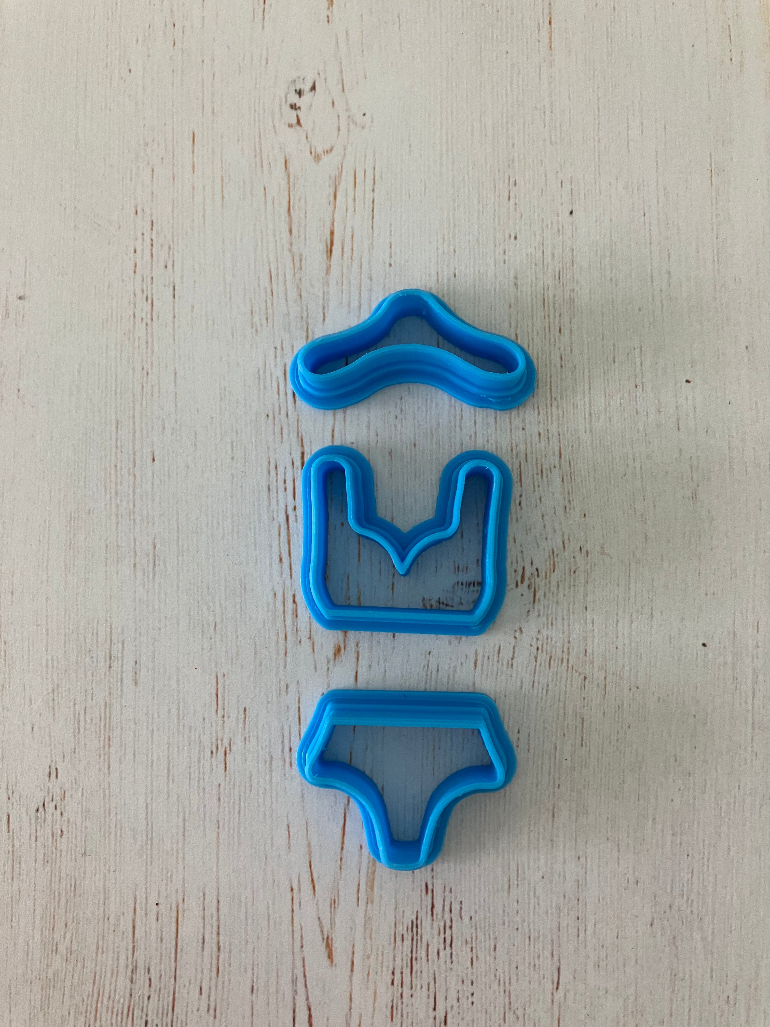 3D Gizmo's -  Bikini and Hanger (3 cutters)