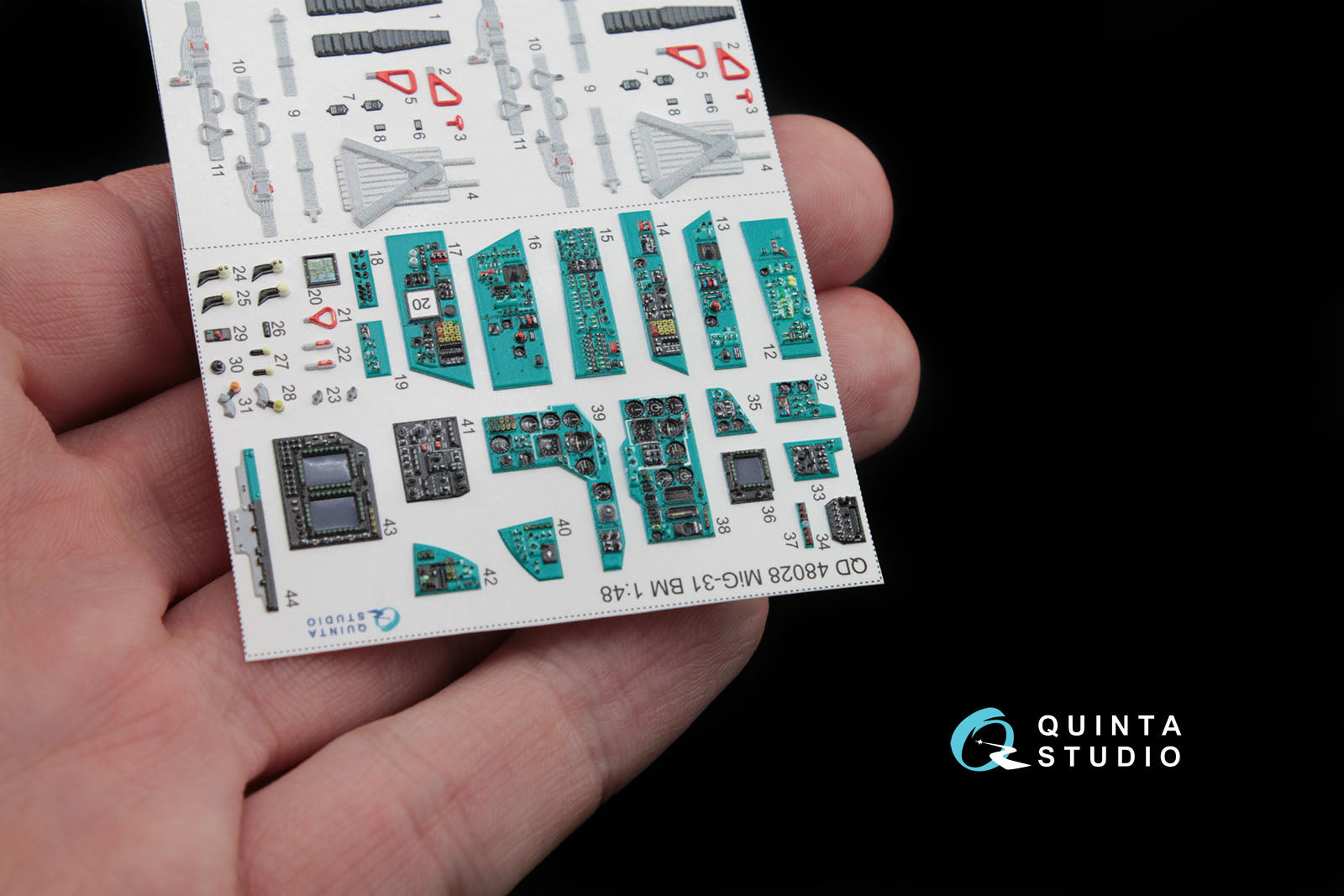 Quinta Studio - 1/48 Mig-31BM QD48028 for AMK kit