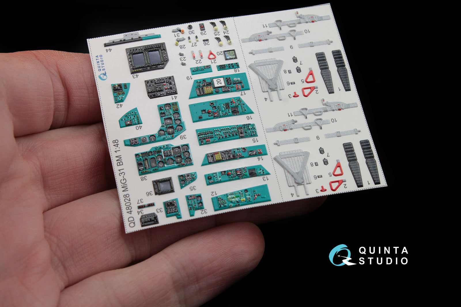 Quinta Studio - 1/48 Mig-31BM QD48028 for AMK kit