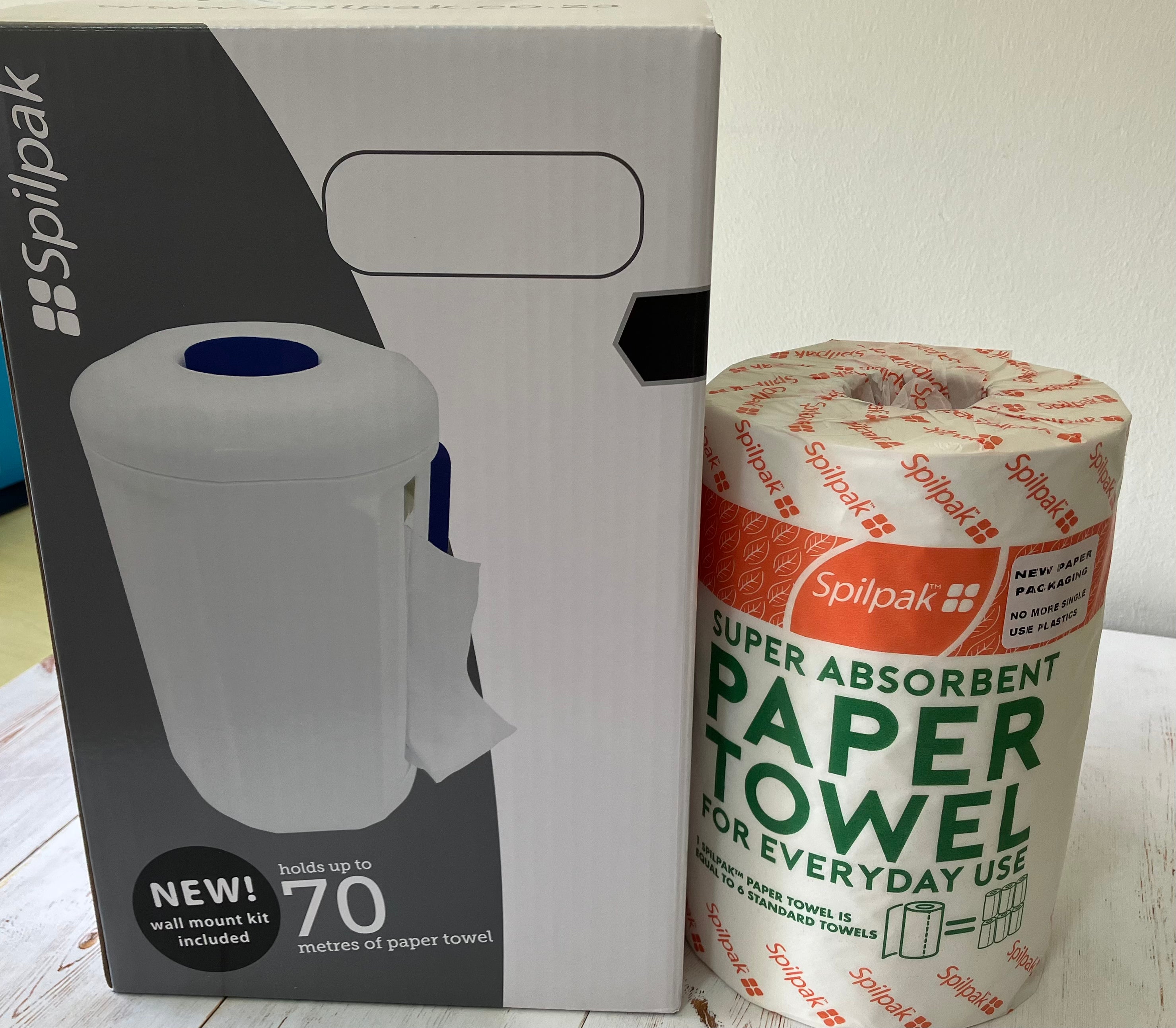 COMBO Deal - Spilpak Paper & Dispenser - 2 Ply - 70 Meters