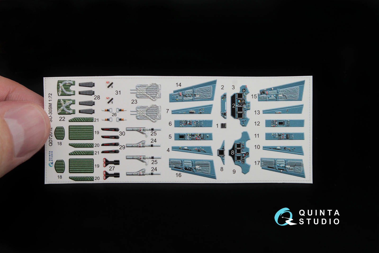 Quinta Studio - 1/72 Su-30SM QD72012 for Zvezda kit