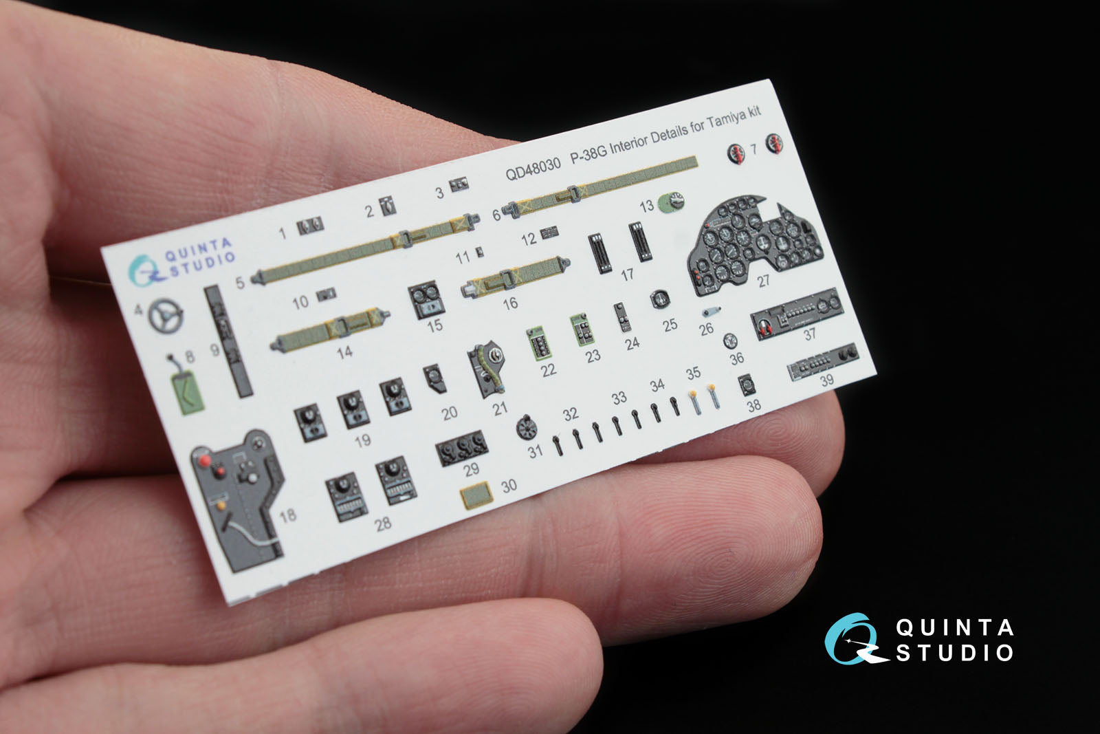 Quinta Studio - 1/48 P38G - QD48030 for Tamiya kit