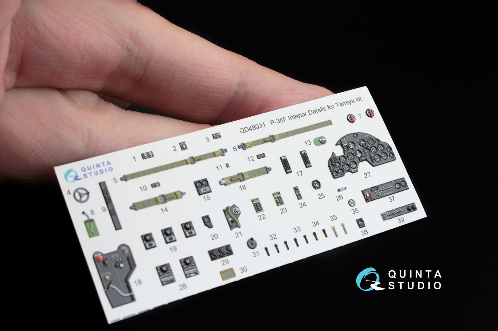 Quinta Studio - 1/48 P38F - QD48031 for Tamiya kit