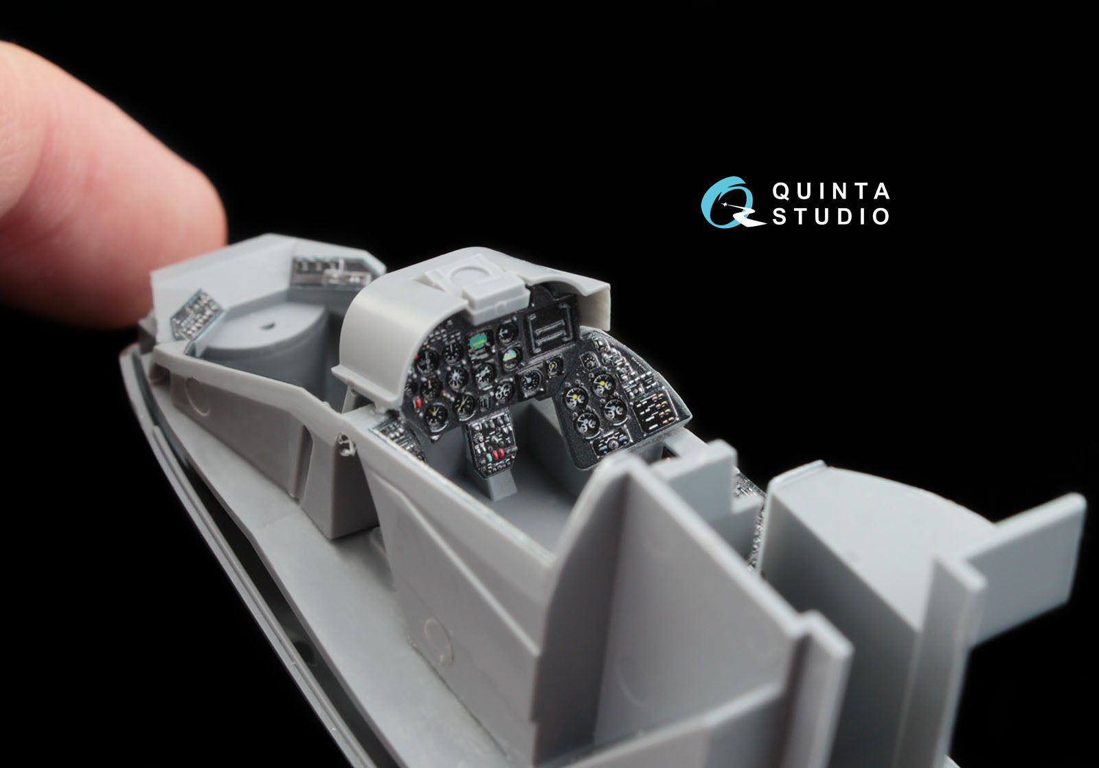 Quinta Studio - 1/48 Mi-24V NATO (black panels) - QD48036 for Zvezda kit