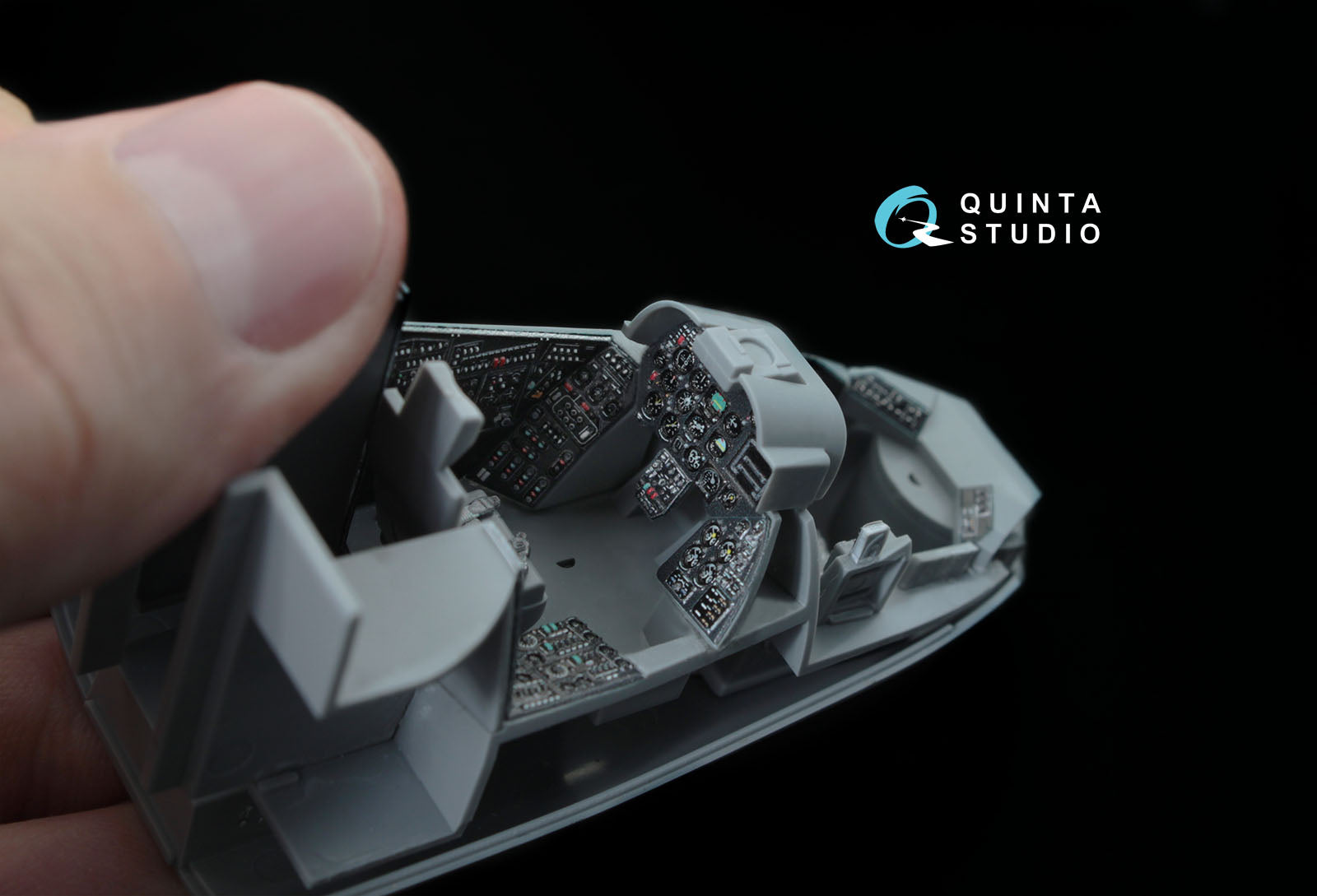 Quinta Studio - 1/48 Mi-24V NATO (black panels) - QD48036 for Zvezda kit