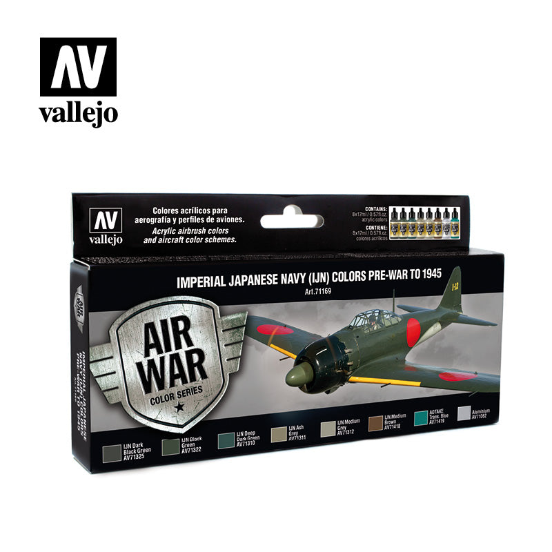 71.169 Imperial Japanese navy (IJN) Colors - Vallejo Model Air Set