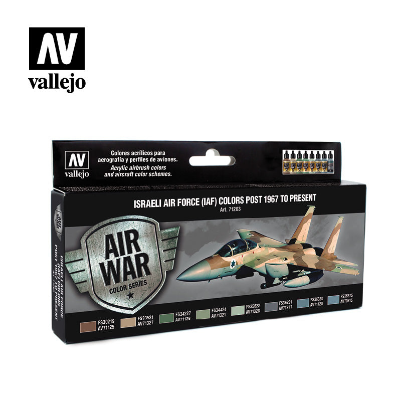 71.203 Israeli Air Force (IAF) Colors Post 1967 to Present (8) - Model air Set
