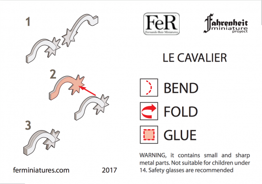 FAH00015 - "Le Cavalier" (Scale 75 mm)