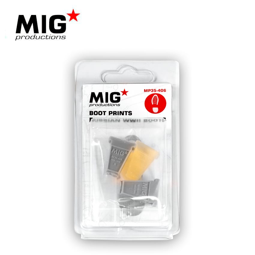 MP35-406 - MIG - Soviet WWII Boot Prints 1/35