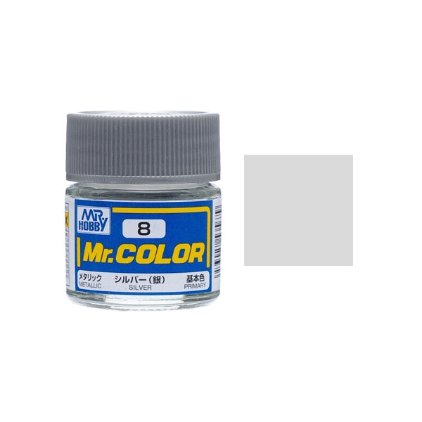 Mr. Color 8 - Silver (Metallic/Primary)
