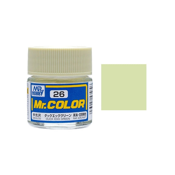 Mr. Color 26 - Sky / Duck Egg Green (Semi-Gloss)