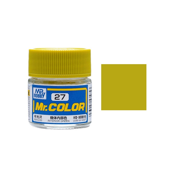Mr. Color 27 - Interior Green (Semi-Gloss)