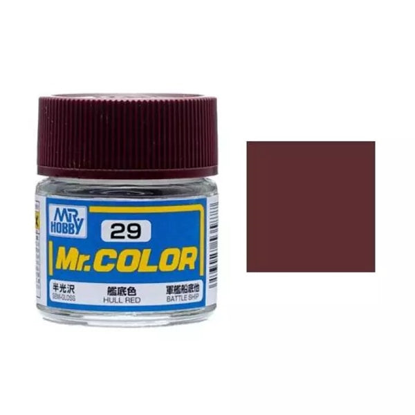 Mr. Color 29 - Hull Red (Semi-Gloss)