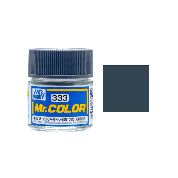 Mr. Color 333 - RAF EXTRA DARK SEA GREY BS381C/640